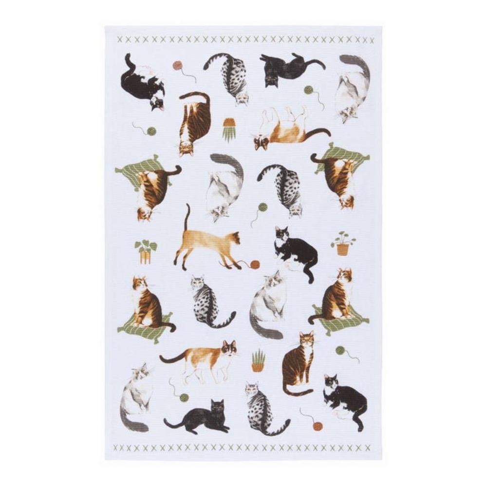 NOW DESIGNS 🐾 Cat Collective Kitchen Towel